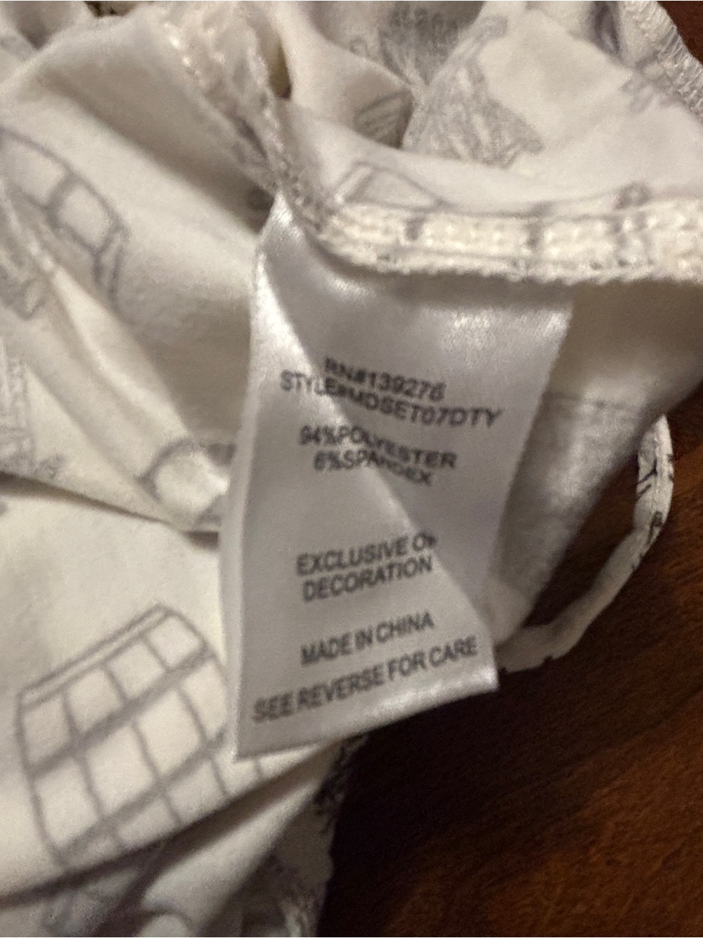 Cracker Barrel 2-piece pajama set, large NWOT - Picture 7 of 7